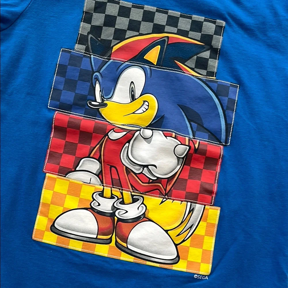 Kids Old Navy Sonic the Hedgehog T-Shirt (Blue) S 6/7